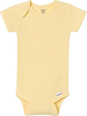 Gerber Unisex Baby 5-Pack Solid Onesies Bodysuits Shirt, Pink, 3-6 Months in Kuwait