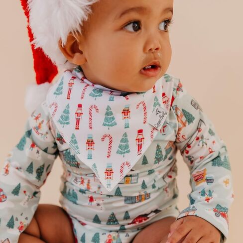 Copper Pearl Baby Bibs 4 Pack, Printed Bandana Drool Bibs for Baby Girl & Boy, Soft Cotton Drooling Teething Bibs in Kuwait