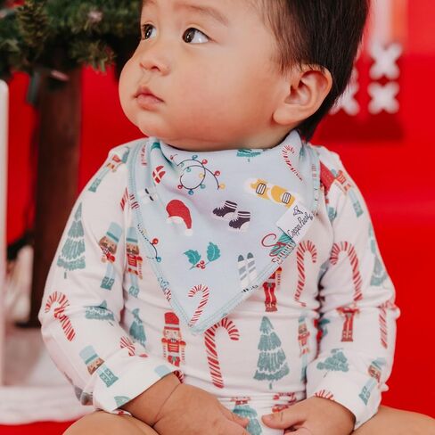 Copper Pearl Baby Bibs 4 Pack, Printed Bandana Drool Bibs for Baby Girl & Boy, Soft Cotton Drooling Teething Bibs in Kuwait