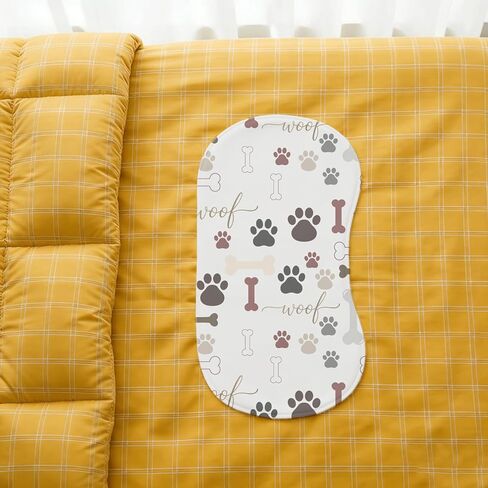 5Pack Cartoon Baby Burp Cloths for Boys Girls, Puppy Dog Baby Burping Cloths, Soft Cotton Super Absorbent Washcloths, Machine Washable and Reusable Baby Spit-Up Cloths for Newborns Infants Essentials in Kuwait