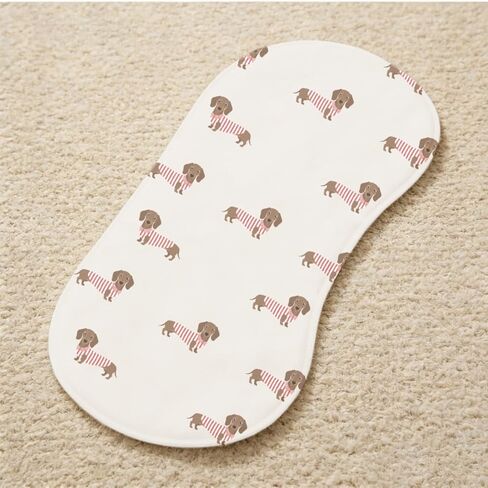 5Pack Cartoon Baby Burp Cloths for Boys Girls, Puppy Dog Baby Burping Cloths, Soft Cotton Super Absorbent Washcloths, Machine Washable and Reusable Baby Spit-Up Cloths for Newborns Infants Essentials in Kuwait