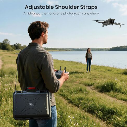 STARTRC Dual Layer Waterproof Hard Case for DJI Mini 5 Pro Drone, Fly More Combo, RC2/RC-N3, Batteries(6 pcs), Charging Hub, 65W Charger, Filter Set, Landing Pad & More Accessories in Kuwait