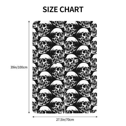 Black Skull Head Baby Car Seat Cover & Breastfeeding Nursing Cover - Breathable Stretch Fabric Multi-Use Nursing Cover for Breastfeeding in Kuwait