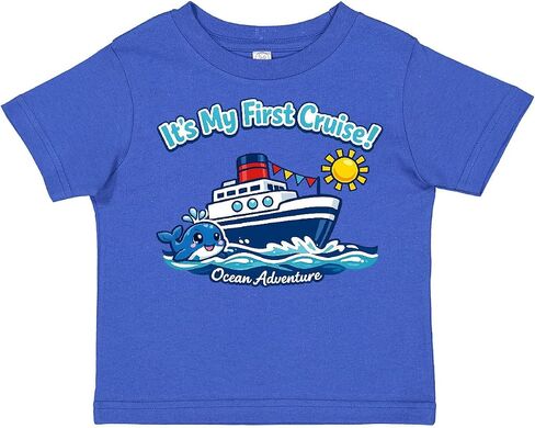 inktastic It's My First Cruise Toddler T-Shirt in Kuwait