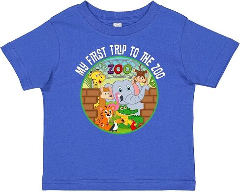 inktastic 1st Trip to Zoo Animals Outfit Baby T-Shirt in Kuwait