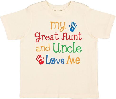 inktastic My Great Aunt and Uncle Love Me Niece Nephew Toddler T-Shirt in Kuwait