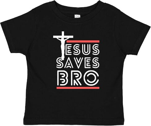 inktastic Jesus Saves Bro Inspirational Baby T-Shirt in Kuwait