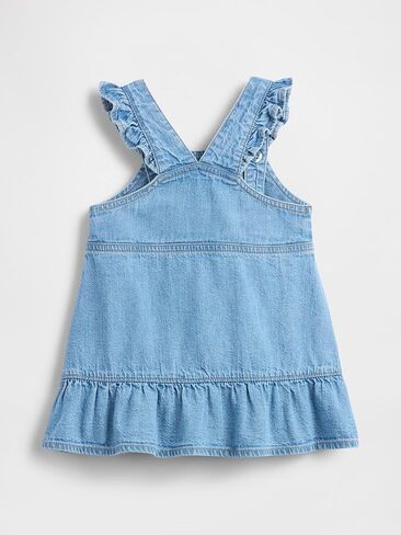 GAP Baby Girls' My First Denim Sleeveless Denim Dress in Kuwait