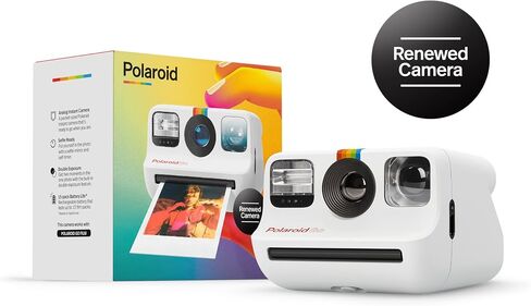 Refurbished Polaroid Go Instant Camera - White (9123) in Kuwait