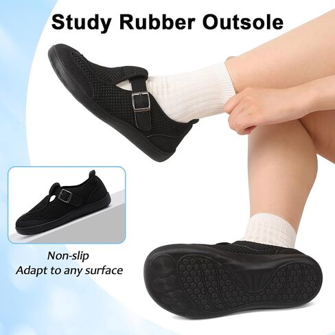 BARERUN Womens Walking Shoes Barefoot Wide Diabetic Neuropathy Shoes | Slip On, Zero Drop, Non-slip, Sneakers for Nurses Orthopedic Recovery Bunion Arthritis Edema Bunion Maternity Swollen Feet in Kuwait