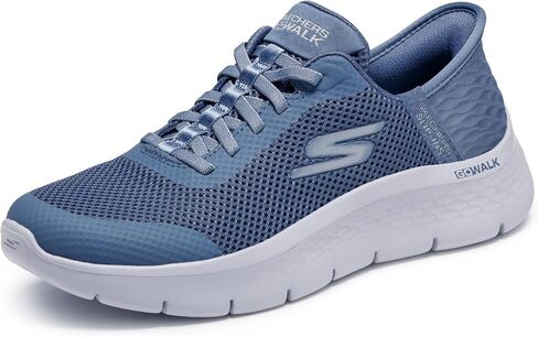 Skechers Women's Hands Free Slip-ins Go Walk Flex - Grand Entry Sneaker | Hands Free Slip-Ins, Air-Cooled Memory Foam Insole, ULTRA GO Cushioning, Machine Washable, Vegan in Kuwait