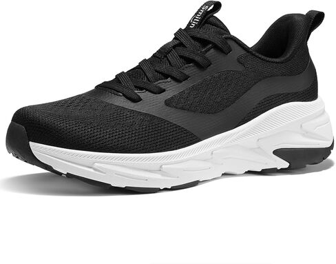 SMILIN Women's Walking Running Shoes with Arch Support, Athletic Comfortable Cushioned Lightweight Tennis Shoes, Lace Up Fashion Sneakers for Standing All Day Work Gym Workout Travel Cross Training in Kuwait