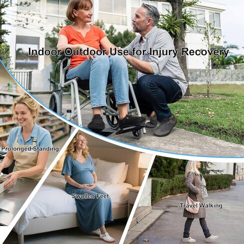 BARERUN Womens Walking Shoes Barefoot Wide Diabetic Neuropathy Shoes | Slip On, Zero Drop, Non-slip, Sneakers for Nurses Orthopedic Recovery Bunion Arthritis Edema Bunion Maternity Swollen Feet in Kuwait