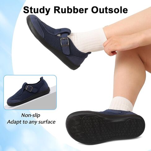 BARERUN Womens Walking Shoes Barefoot Wide Diabetic Neuropathy Shoes | Slip On, Zero Drop, Non-slip, Sneakers for Nurses Orthopedic Recovery Bunion Arthritis Edema Bunion Maternity Swollen Feet in Kuwait