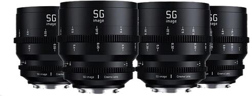 Compatible for Sony E, 25/35/50/75mm T1.4 Cine Lens | Full frame support, cine lens system, large aperture, manual focus(75mm T1.4) in Kuwait