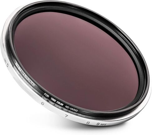 NiSi 95mm Swift System 1-9 VND Kit, 1-5 Stops Variable ND w/ 4-Stop Add-On | ND2-ND32 Variable Neutral Density Filter w/ Friction-Mounted ND16 (4-Stop) ND16 (4-Stop) Press-On, Adjustable ND in Kuwait