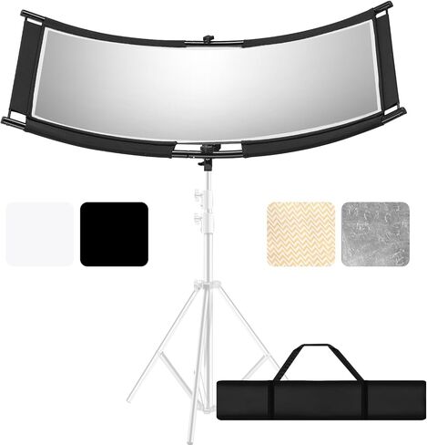 WELLAMKING 2PCS Photo Studio Reflector Holder with 1/4 & 3/8 Screw Adapter | Heavy Duty Tripod Metal Clamp Holder& 180 Rotation for Photo Studio Screen Backdrop Umbrella Light Stand in Kuwait