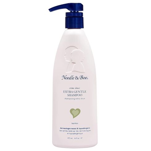 Noodle & Boo Extra Gentle Baby Shampoo (16 fl oz) & Soothing Body Wash (16 fl oz) Bundle | Tear-Free, Hypoallergenic, Plant-Based, Pediatrician-Tested, Baby Bath Essentials for Sensitive Skin & Scalp in Kuwait