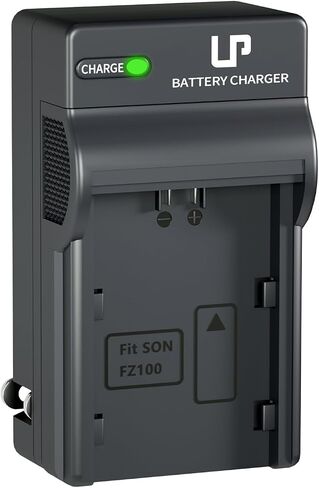 LP NP-FZ100 Battery Charger, Battery Charger with LED Lights Display | Compatible with Sony A9 A9R A9S A9II A7C A7CII A7SIII A7III A7RIII A7RIV A7IV A6600 A6700 ZV-E1 Cameras and more in Kuwait