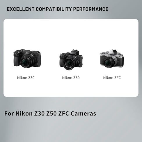 2-Pack EN-EL25 EN-EL25A Battery with Dual Charger for Nikon Z30 Z50 Z50II | ZFC Cameras, MH-32 Charger in Kuwait