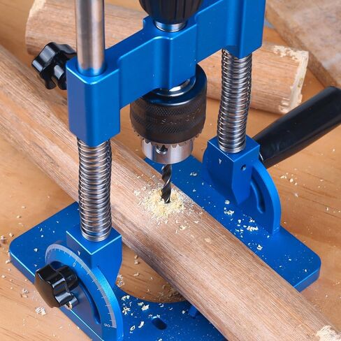 Portable Drill Guide, Angle Drill Jig for Straight Holes, Precision Press Adapter for Woodworking DIY in Kuwait