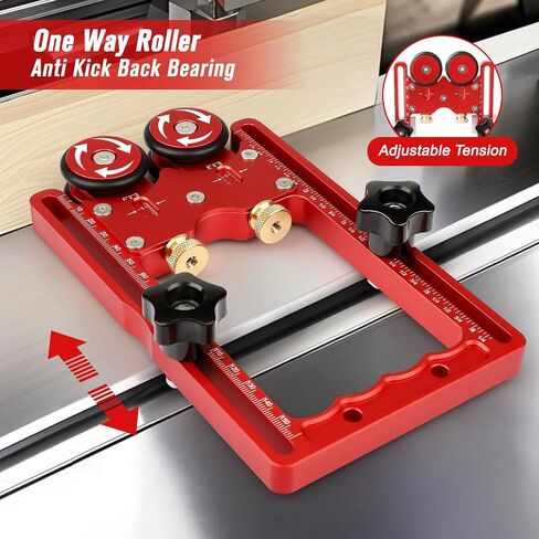 Featherboard for Table Saws, Violetfox 2 in 1 Thin Rip Jig Guide Feather Boards for Table Saw Router Tables and Band Saws Table Saw Accessories in Kuwait