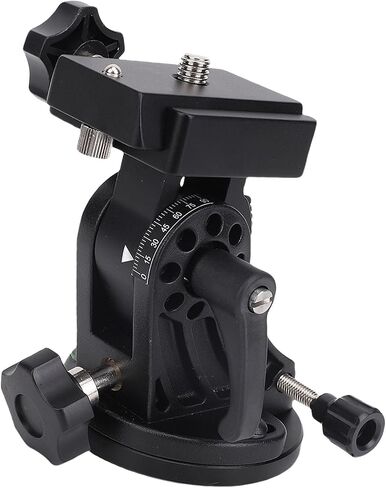 Latitude Adjustment Base Mount with 90° Adjustable Knob for and Astrophotography Enthusiasts - Lightweight Aluminum Alloy (Black) in Kuwait