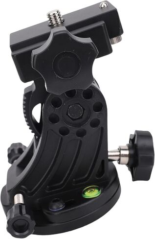Latitude Adjustment Base Mount with 90° Adjustable Knob for and Astrophotography Enthusiasts - Lightweight Aluminum Alloy (Black) in Kuwait