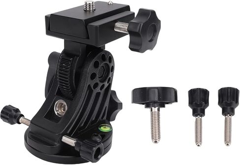Latitude Adjustment Base Mount with 90° Adjustable Knob for and Astrophotography Enthusiasts - Lightweight Aluminum Alloy (Black) in Kuwait