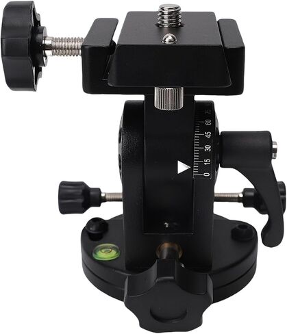 Latitude Adjustment Base Mount with 90° Adjustable Knob for and Astrophotography Enthusiasts - Lightweight Aluminum Alloy (Black) in Kuwait