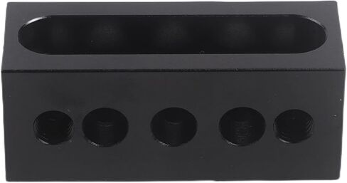 Lightweight Aluminum Cushion Block for Astronomical Telescope Guiding Ring Featuring Horizontal Lifting to Enhance Stability and Reduce Vibrations (50mm Black) in Kuwait