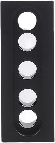 Lightweight Aluminum Cushion Block for Astronomical Telescope Guiding Ring Featuring Horizontal Lifting to Enhance Stability and Reduce Vibrations (50mm Black) in Kuwait
