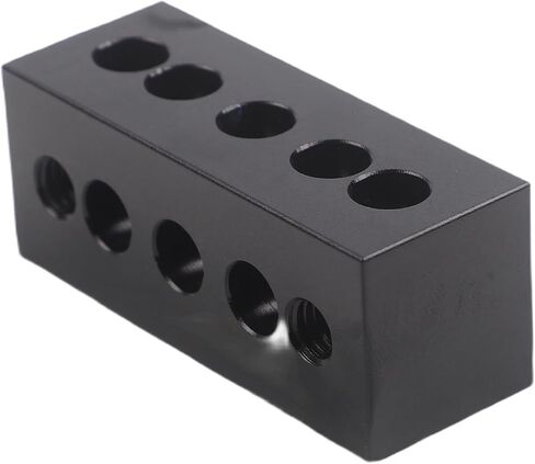 Lightweight Aluminum Cushion Block for Astronomical Telescope Guiding Ring Featuring Horizontal Lifting to Enhance Stability and Reduce Vibrations (50mm Black) in Kuwait
