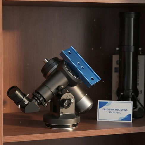 Metal Telescope Dovetail Plate Mounting Bracket for Equatorial Mounts and Finder Scopes, 4.25 x 1.71 x 1.1 Inches in Kuwait