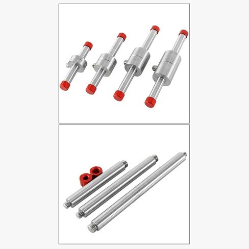 Weighting Rod Stainless Steel Mount Bar Extension Rod Professional Threaded Ends Stable Balance Suitable for Amateurs Professionals Observatory, 25cmx2cm in Kuwait
