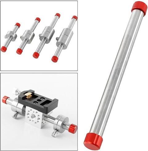Weighting Rod Stainless Steel Mount Bar Extension Rod Professional Threaded Ends Stable Balance Suitable for Amateurs Professionals Observatory, 25cmx2cm in Kuwait