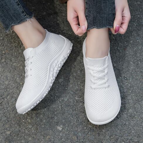 Women's Barefoot Shoes Walking Slip On Soft Minimalist Wide Toe Box Zero Drop Casual Comfy Fashion Sneakers for Womens Yoga in Kuwait