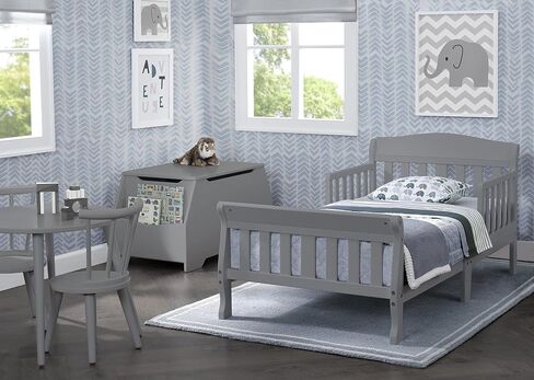 Delta Children Canton Toddler Bed, Greenguard Gold Certified, Grey in Kuwait