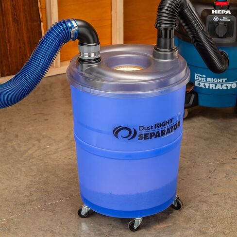 Rockler Dust Right Quick Change 2-1/2'' Elbow Tool Port - Collection Fitting with Flexible Rubber Boot & Metal Clamp for Hose, Shop Vacuum, Collector Systems & Workshop Ducting. in Kuwait