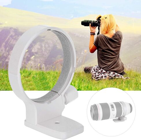Metal Lens Mount gaskets Photography Bracket Replacement Part Aluminium Alloy Support 77mm Circle Diameter Compatible with for Canon 70 to 200mm F2.8L Generation Camera Lenses in Kuwait