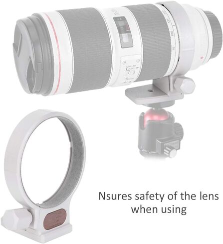Metal Lens Mount gaskets Photography Bracket Replacement Part Aluminium Alloy Support 77mm Circle Diameter Compatible with for Canon 70 to 200mm F2.8L Generation Camera Lenses in Kuwait