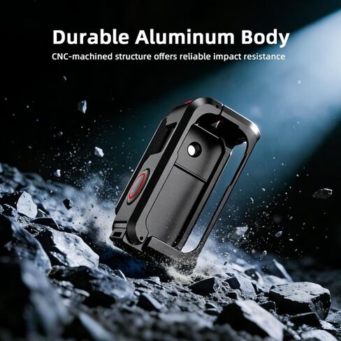 Aluminum Alloy Magnetic Quick-Release Expansion Bracket for DJI Osmo Nano - Secure Mount with Cold Shoe & 1/4" Threads, Multi-Angle Adjustment, and Universal Accessory Compatibility in Kuwait