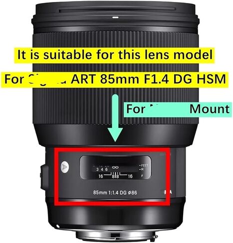 Fits Sigma 85mm F/1.4 DG HSM Art (for Nikon Mount) Lens Rear Mount Metal Ring 85 1. Camera Parts in Kuwait