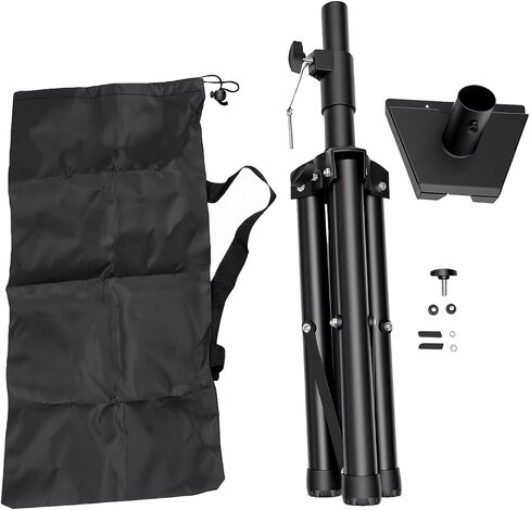 Dpofirs Satellite Dish Tripod Stand, Fit for Gen 3, Height Adjustable to 47.2 Inch, Windproof with Thickened Metal, Quick Lock Knob, Non Slip Foot Pads, for Outdoor Camping RV Boat Roof in Kuwait