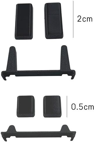 Heightening Tripod Stand Set Compatible with DJI Lito 1/X1, 2cm/5mm Riser Adapter, Anti-Scratch Protective Base, Snap-in Lightweight Legs (Black B) in Kuwait