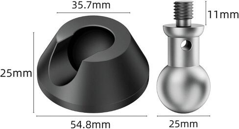 Tripod Foot Pad for 3/8" Screw, Aluminum Alloy & Silicone Anti-Skid Stabilizer Universal Monopod Leg Pad Photography Accessory in Kuwait