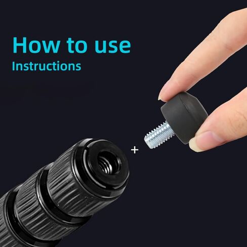 Standard 3 / 8inch Tripod Foot Pad Foot Spikes for Photography and Video Equipment Thickened Anti Wear Design Camera Accessory in Kuwait
