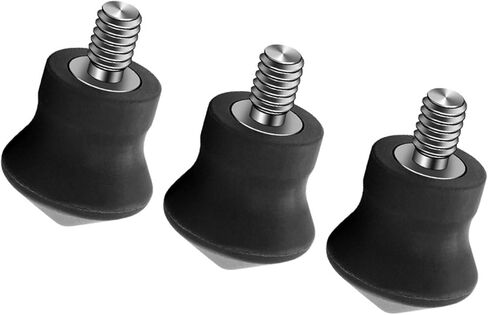 3Pieces 1/4 Screw Tripod Feet for Reliabled on Both Flat and Uneven Grounds Slipproof Rubber Foot in Kuwait