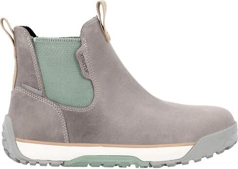 XTRATUF Women's Waterproof Leather Ankle Deck Boot, Grey Iceberg, Size 8(M) in Kuwait