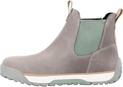 XTRATUF Women's Waterproof Leather Ankle Deck Boot, Grey Iceberg, Size 8(M) in Kuwait